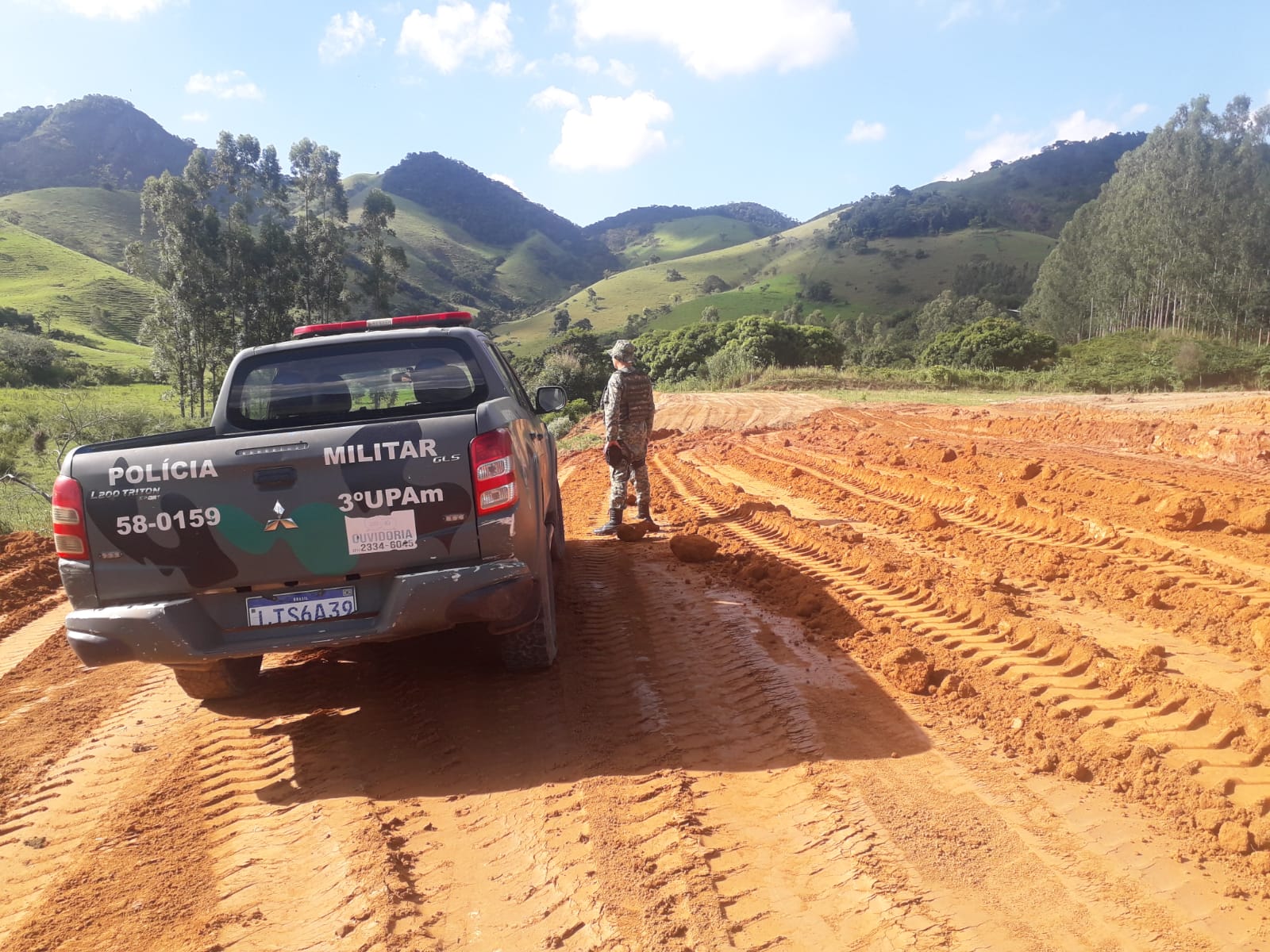 Polícia encontra aterro em Área de Preservação no município de Bom Jesus do Itabapoana 