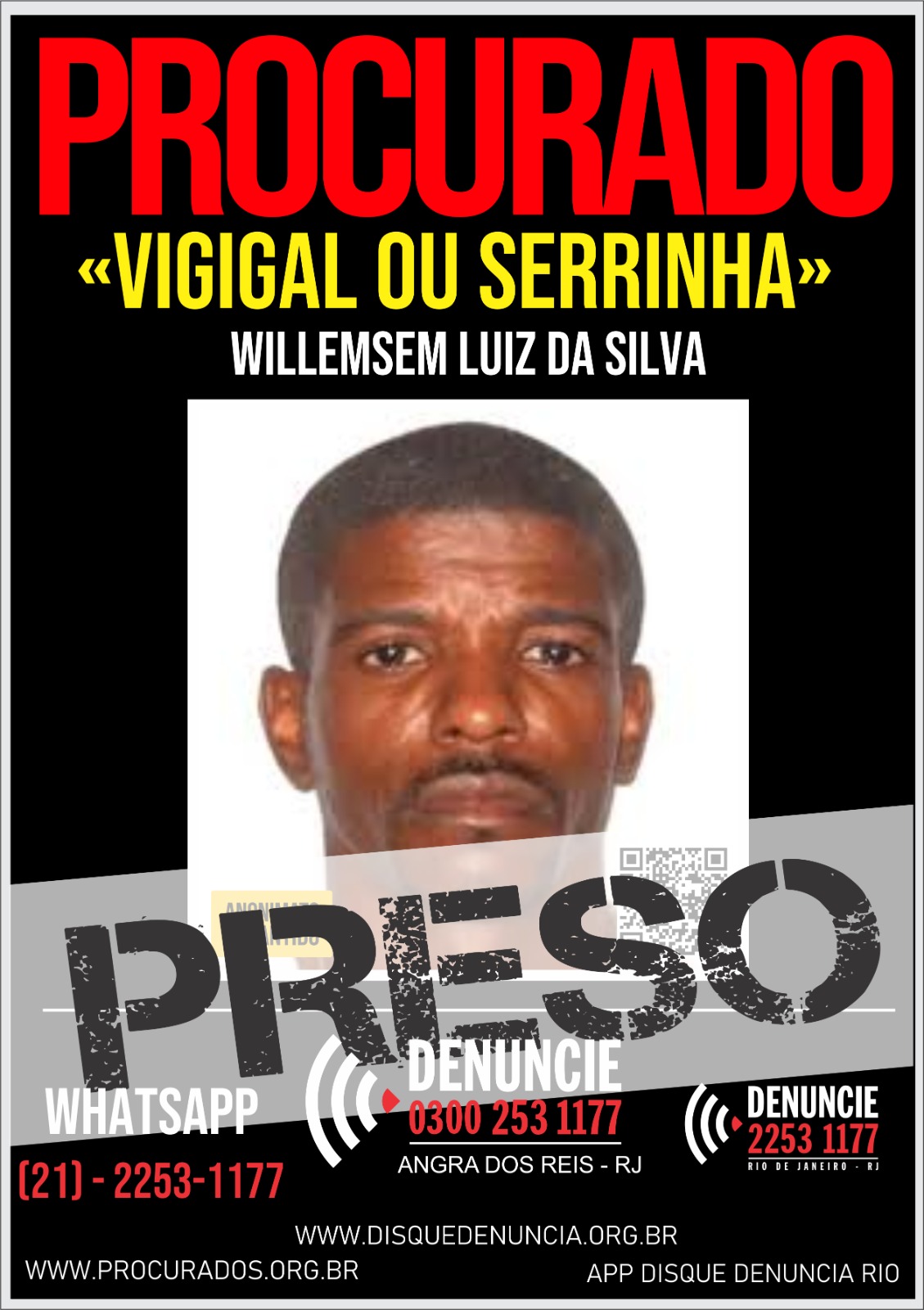 Traficante Vidigal, de Angra dos Reis, é preso pela polícia