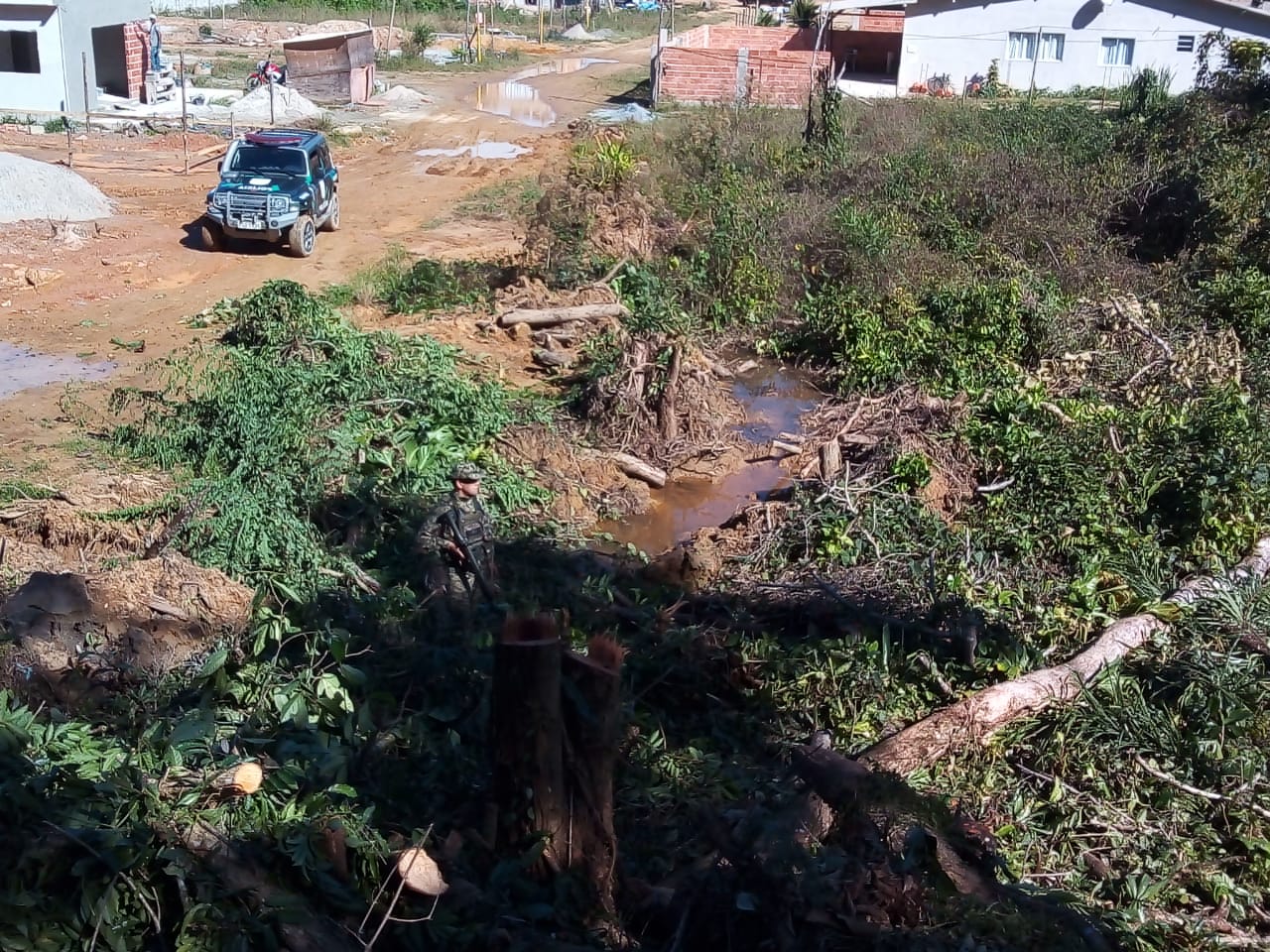 Denúncia do Linha Verde leva polícia a encontrar diversos crimes ambientais em área de 21 mil metros quadrados em Paraty