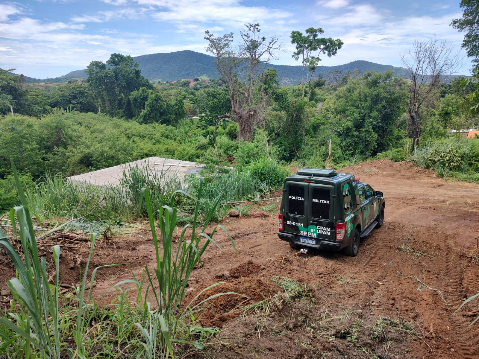 6ª UPAm identifica desmatamento e construção irregular em Maricá 