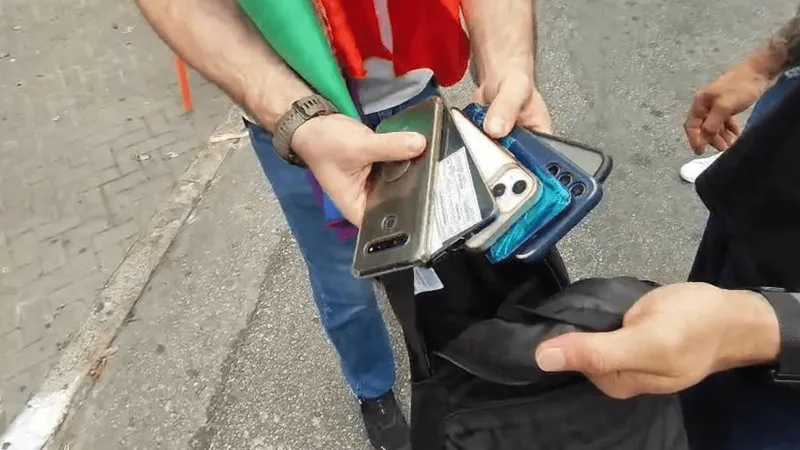 Disque Denuncia divulga mapa com principais locais onde estão celulares roubados
