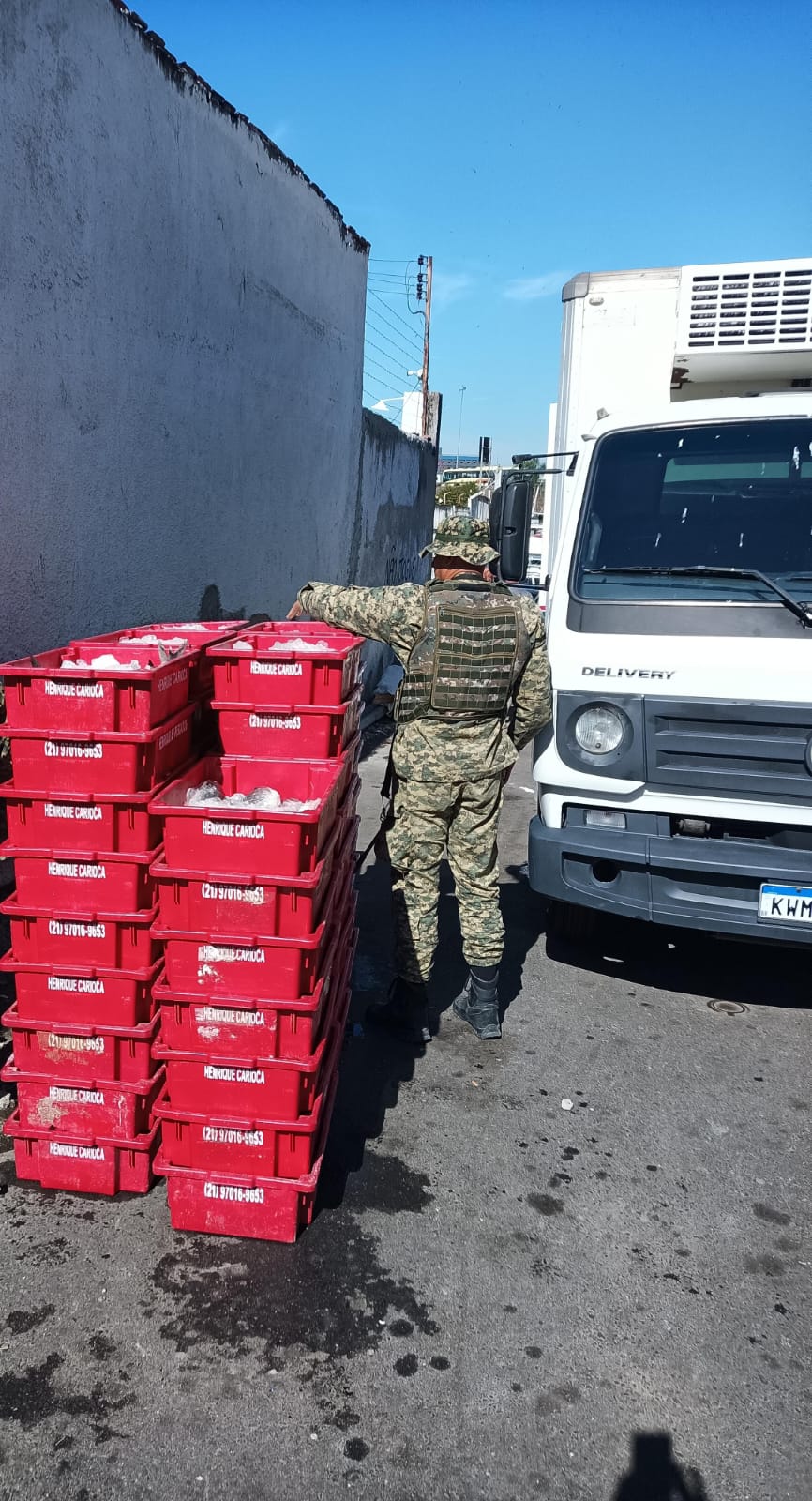 Denúncia ao Linha Verde ajuda polícia na apreensão de 1 tonelada de pescado em Niterói 