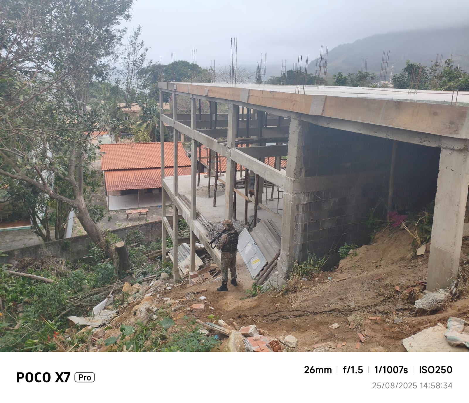 UPAm Juatinga identifica construção irregular de um imóvel de dois andares em Mangaratiba após denúncia 