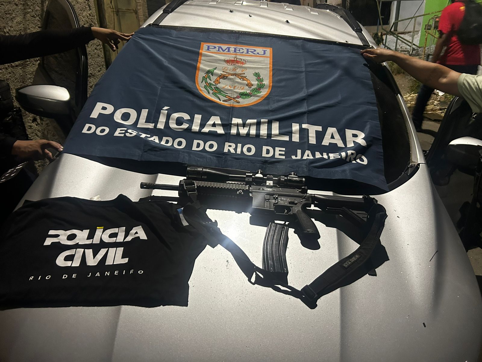 21º BPM apreendeu fuzil HK e munições em Vilar dos Teles