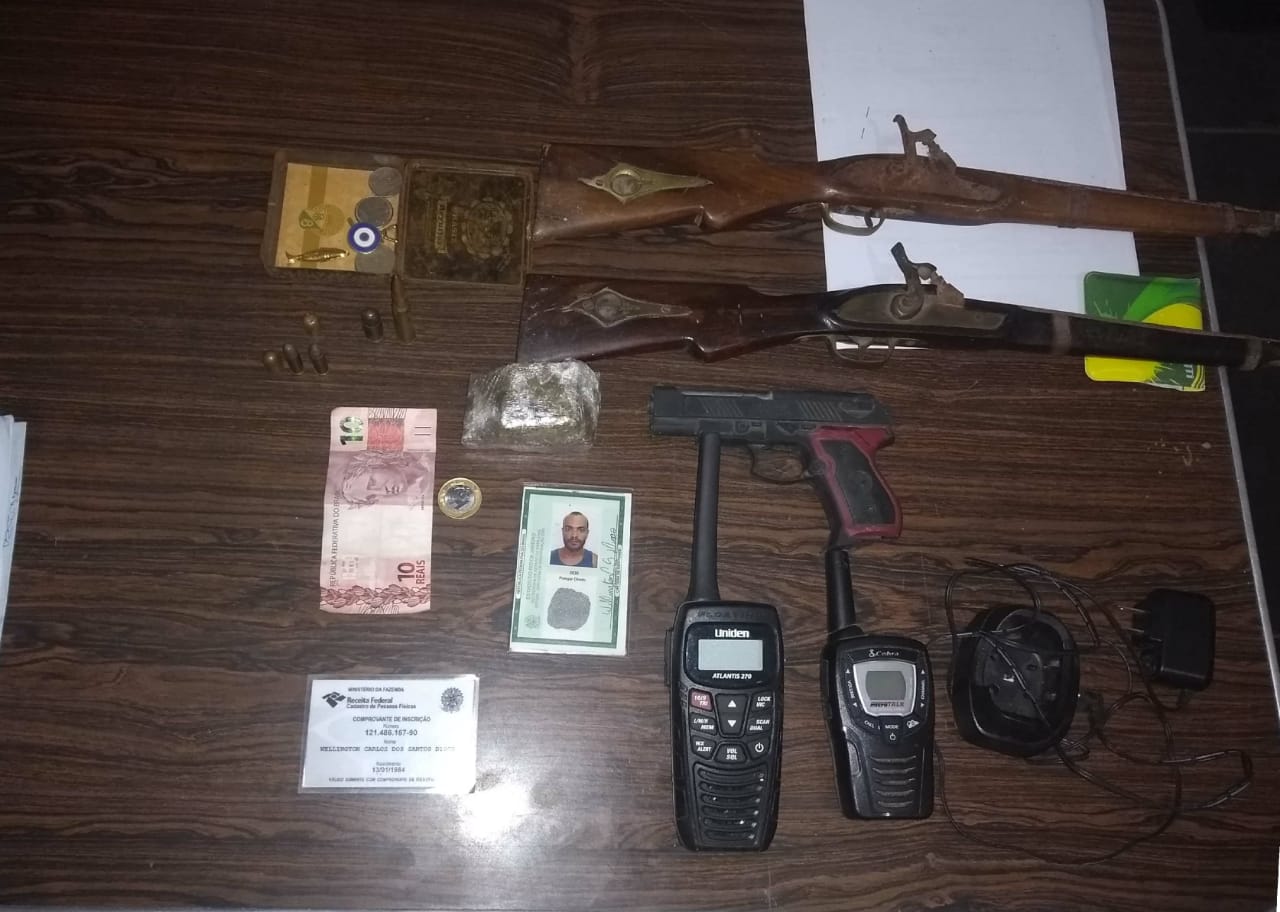 Policia Militar prende acusado de tráfico de drogas em Angra dos Reis