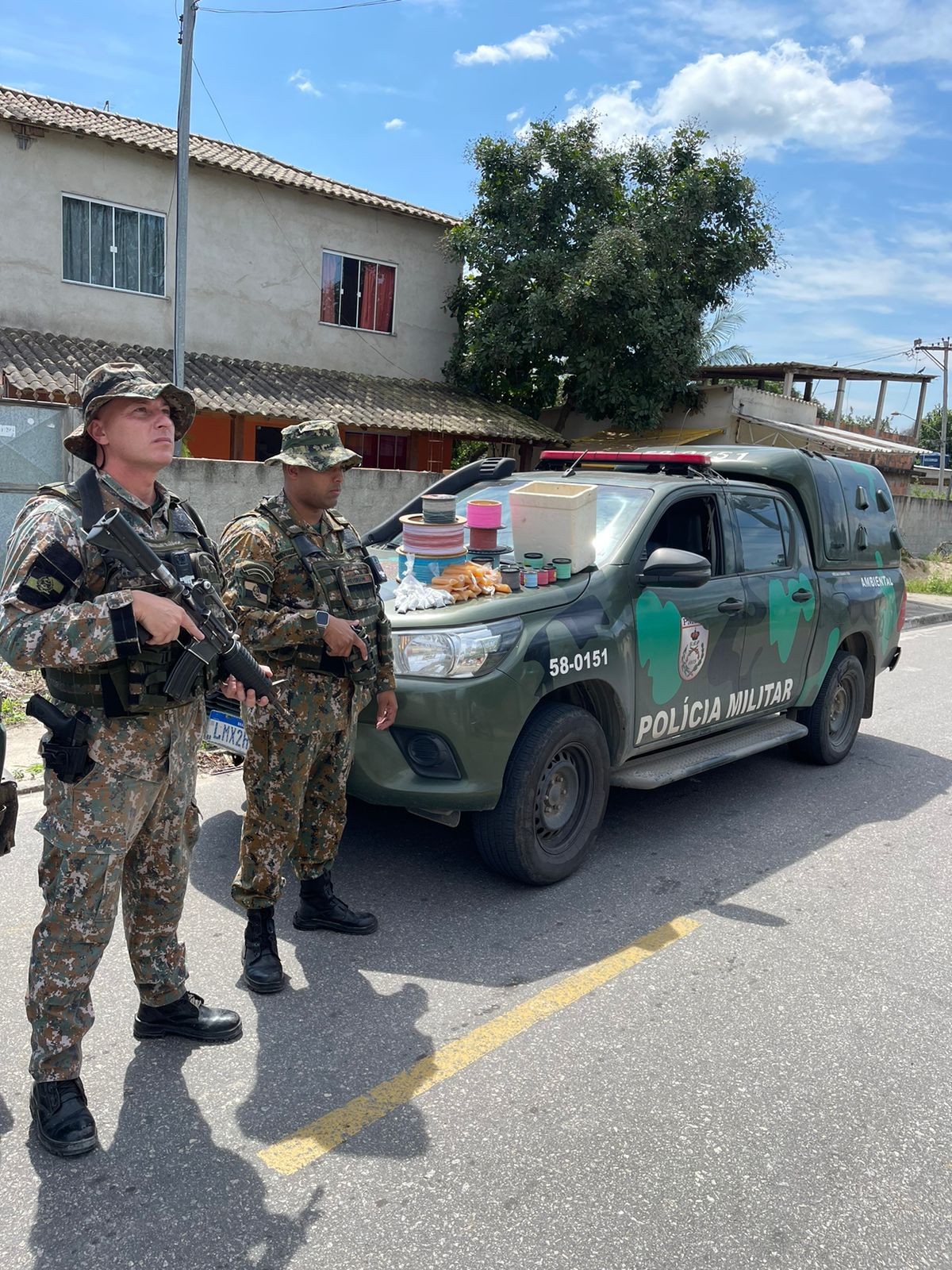 Linhas chilenas são apreendidas em Itaboraí após denúncia ao Linha Verde