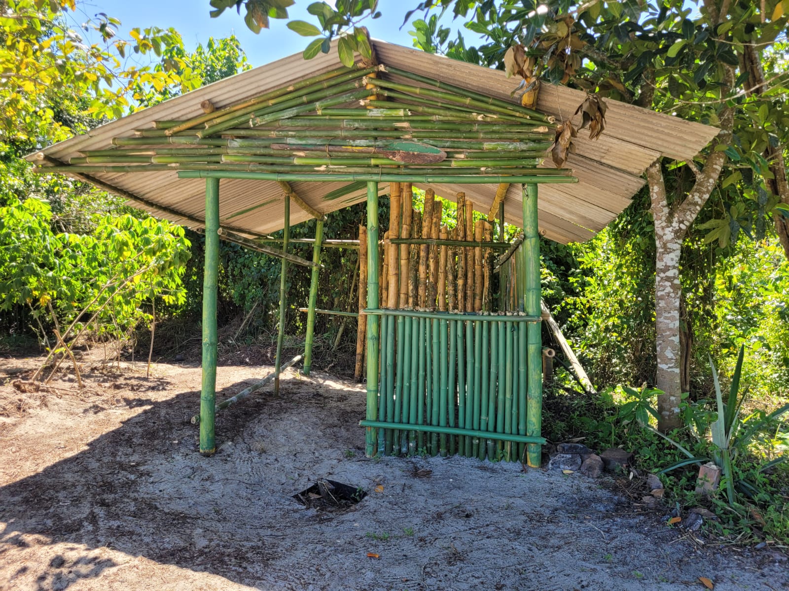 Polícia encontra construção irregular nas areias da Praia de São Gonçalo, em Paraty 